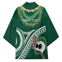 Hawaii Rainbow Warriors Alumni Personalized Kimono Ti Maile Lei - Glory For The Warriors