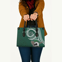 Hawaii Rainbow Warriors Alumni Leather Bag Ti Maile Lei - Glory For The Warriors