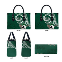 Hawaii Rainbow Warriors Alumni Leather Bag Ti Maile Lei - Glory For The Warriors