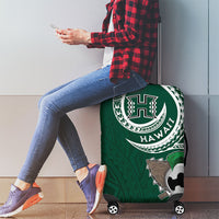 Hawaii Rainbow Warriors Alumni Luggage Cover Ti Maile Lei - Glory For The Warriors