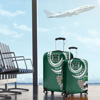 Hawaii Rainbow Warriors Alumni Luggage Cover Ti Maile Lei - Glory For The Warriors