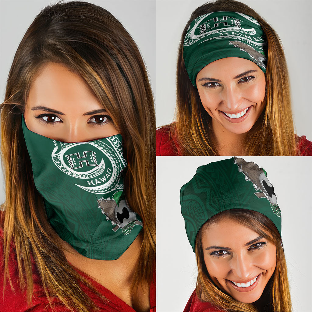 Hawaii Rainbow Warriors Alumni Neck Gaiter Ti Maile Lei - Glory For The Warriors