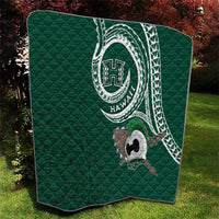 Hawaii Rainbow Warriors Alumni Quilt Ti Maile Lei - Glory For The Warriors