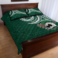 Hawaii Rainbow Warriors Alumni Quilt Bed Set Ti Maile Lei - Glory For The Warriors