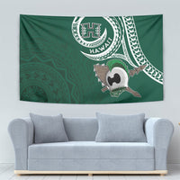 Hawaii Rainbow Warriors Alumni Tapestry Ti Maile Lei - Glory For The Warriors