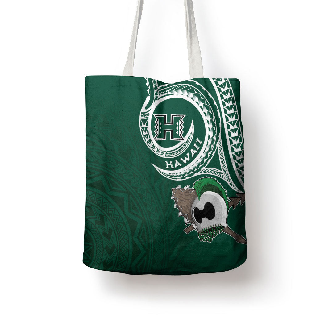 Hawaii Rainbow Warriors Alumni Tote Bag Ti Maile Lei - Glory For The Warriors