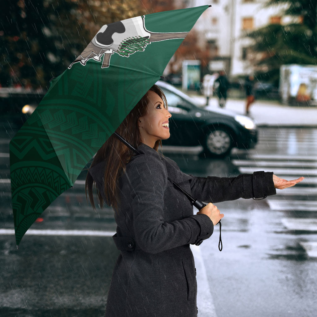 Hawaii Rainbow Warriors Alumni Umbrella Ti Maile Lei - Glory For The Warriors