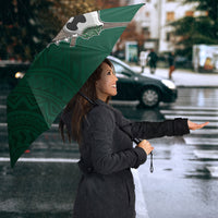 Hawaii Rainbow Warriors Alumni Umbrella Ti Maile Lei - Glory For The Warriors