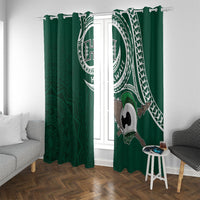 Hawaii Rainbow Warriors Alumni Window Curtain Ti Maile Lei - Glory For The Warriors