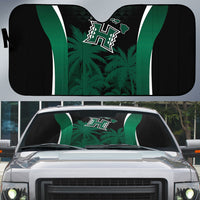 Hawaii Rainbow Warriors La'au Pama Auto Sun Shade