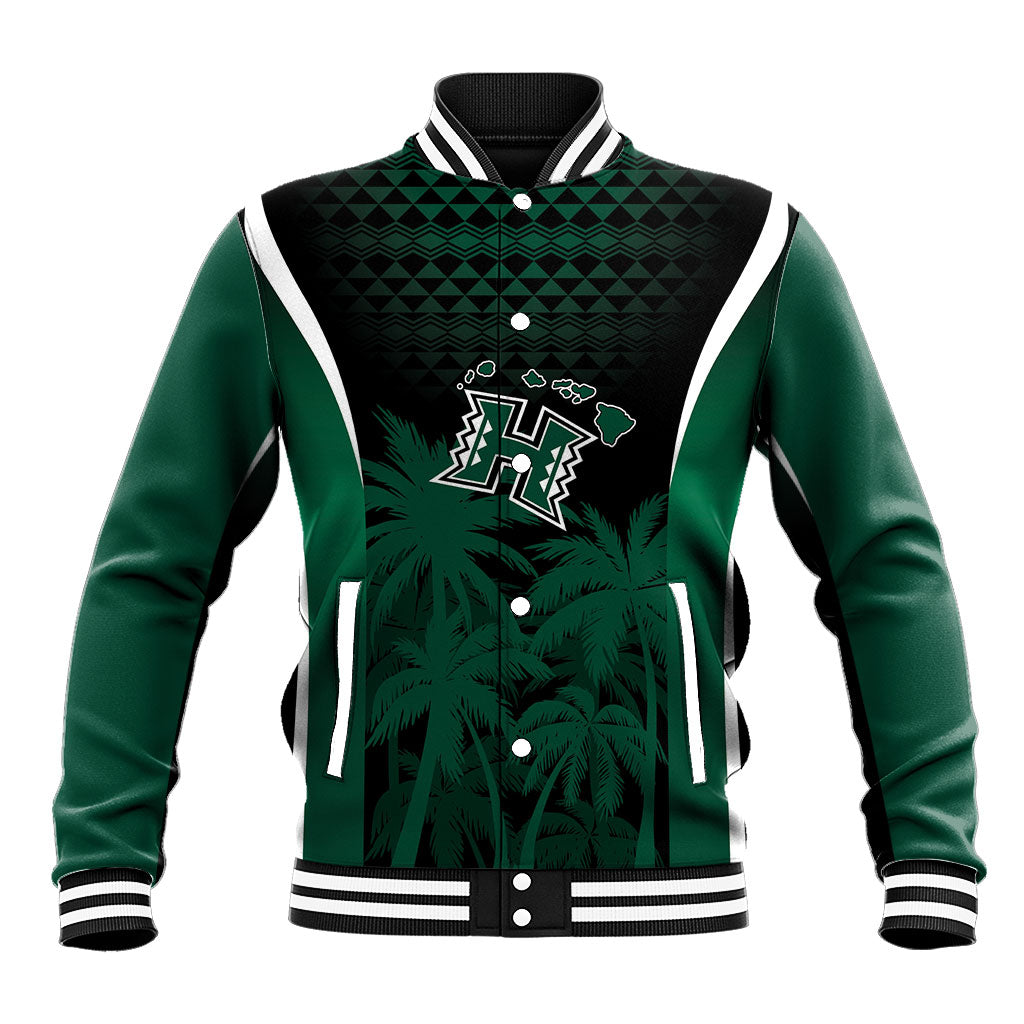 Hawaii Rainbow Warriors La'au Pama Personalized Baseball Jacket