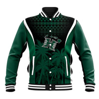 Hawaii Rainbow Warriors La'au Pama Personalized Baseball Jacket