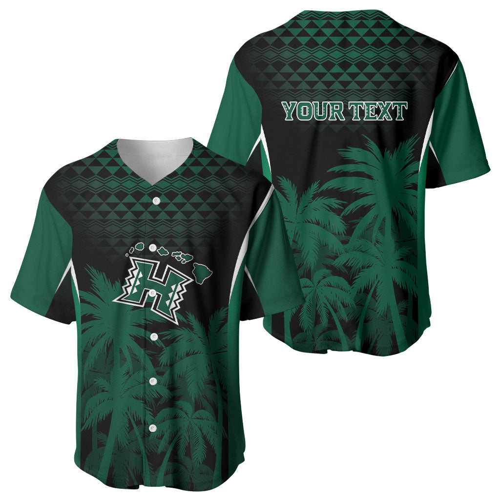 Hawaii Rainbow Warriors La'au Pama Personalized Baseball Jersey