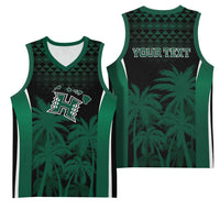 Hawaii Rainbow Warriors La'au Pama Personalized Basketball Jersey