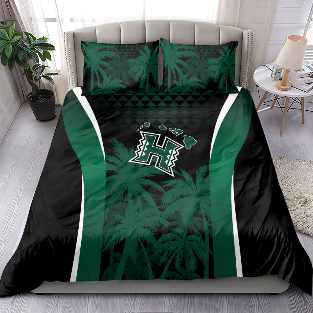 Hawaii Rainbow Warriors La'au Pama Bedding Set