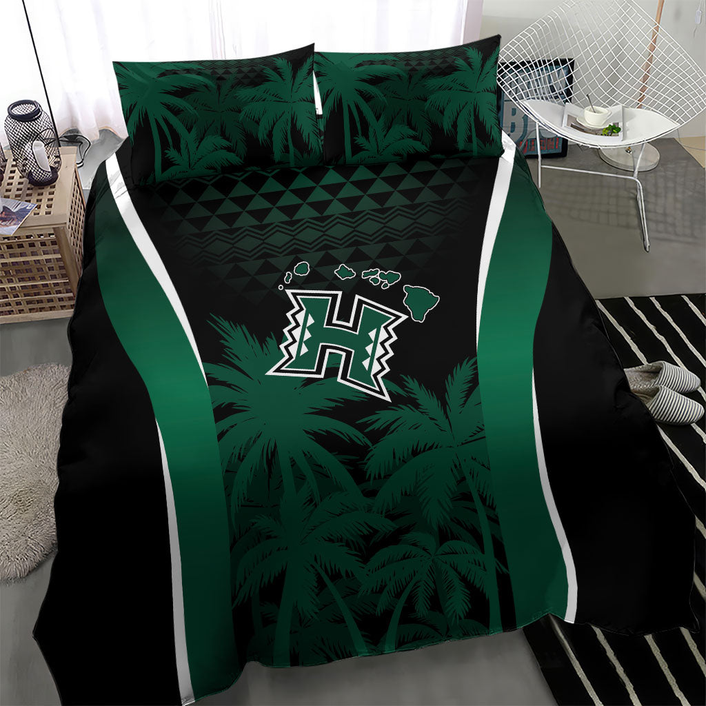 Hawaii Rainbow Warriors La'au Pama Bedding Set