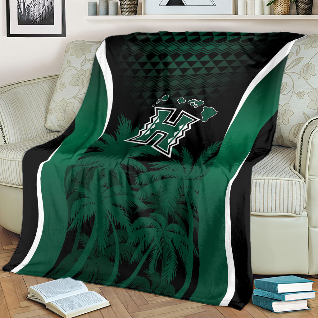Hawaii Rainbow Warriors La'au Pama Blanket