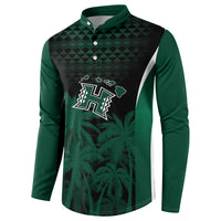 Hawaii Rainbow Warriors La'au Pama Personalized Button Sweatshirt