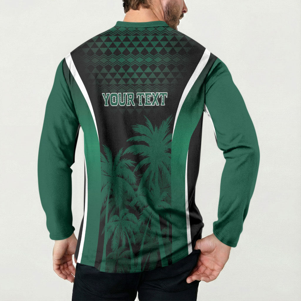 Hawaii Rainbow Warriors La'au Pama Personalized Button Sweatshirt