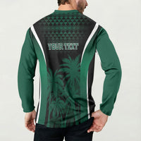 Hawaii Rainbow Warriors La'au Pama Personalized Button Sweatshirt