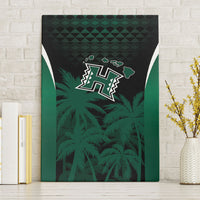 Hawaii Rainbow Warriors La'au Pama Canvas Wall Art