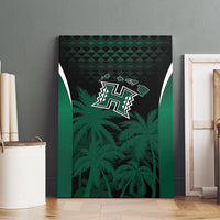Hawaii Rainbow Warriors La'au Pama Canvas Wall Art