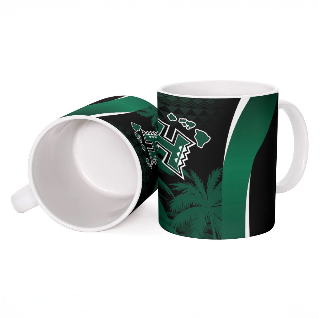 Hawaii Rainbow Warriors La'au Pama Ceramic Mug