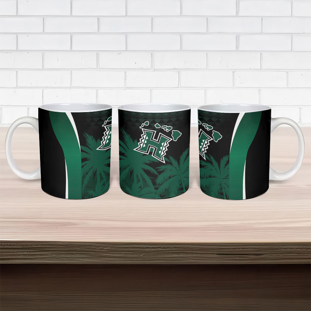 Hawaii Rainbow Warriors La'au Pama Ceramic Mug