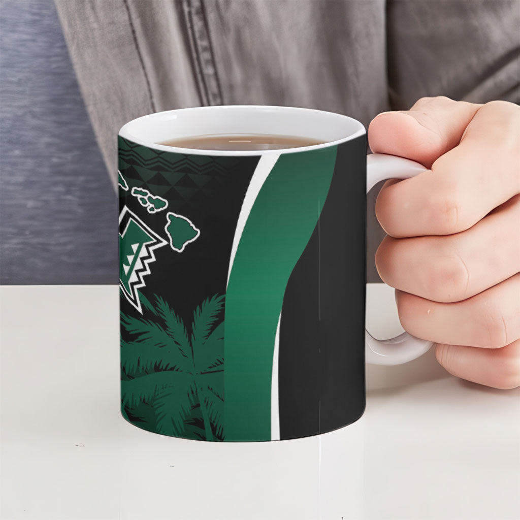 Hawaii Rainbow Warriors La'au Pama Ceramic Mug