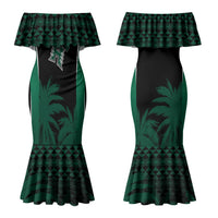Hawaii Rainbow Warriors La'au Pama Personalized Couples Matching Mermaid Dress and Hawaiian Shirt