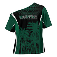 Hawaii Rainbow Warriors La'au Pama Personalized Cross Shoulder Shirt