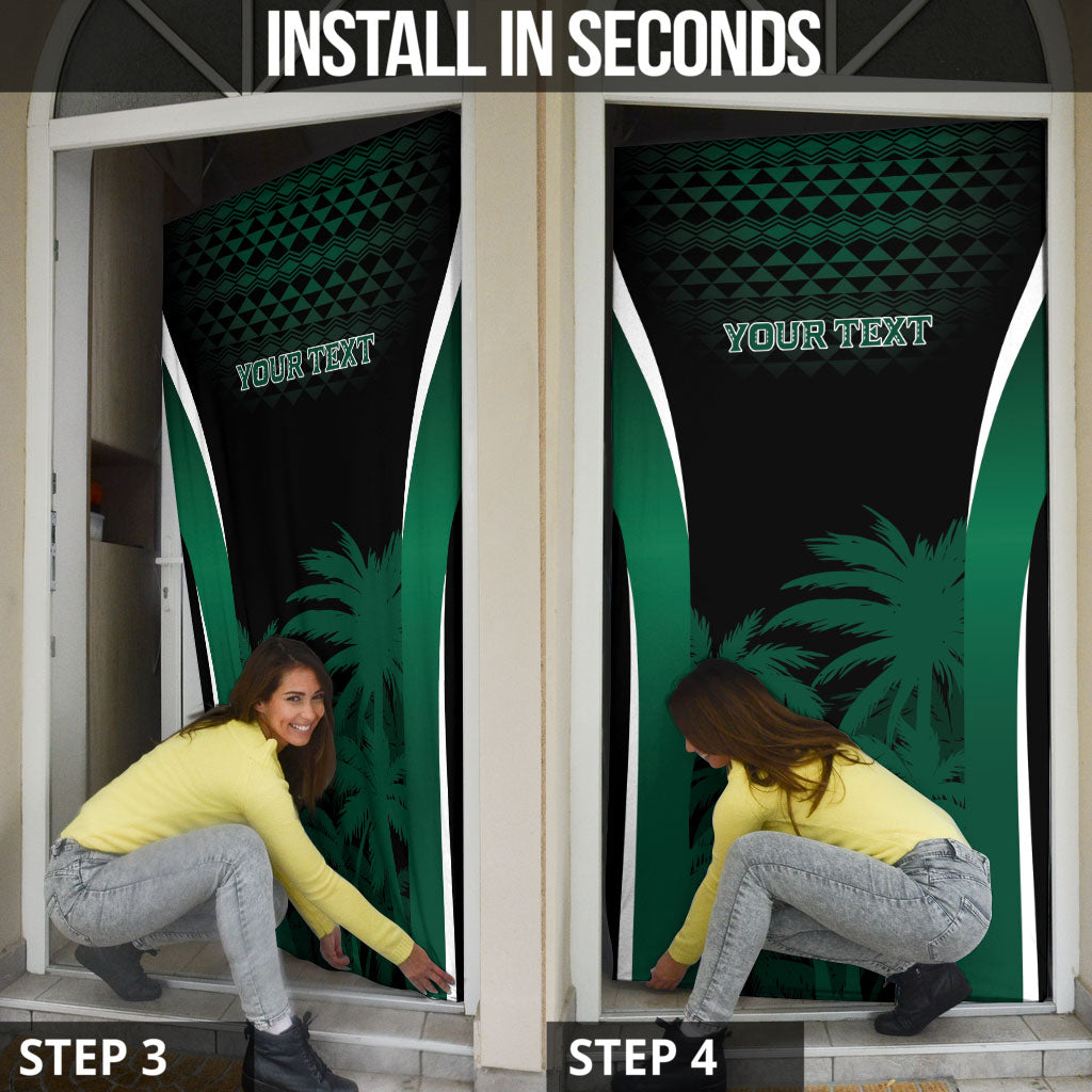 Hawaii Rainbow Warriors La'au Pama Personalized Door Cover