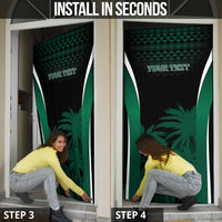 Hawaii Rainbow Warriors La'au Pama Personalized Door Cover