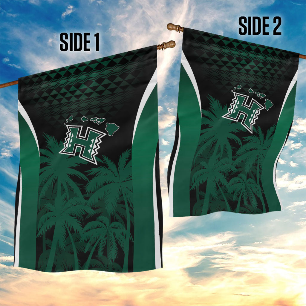 Hawaii Rainbow Warriors La'au Pama Garden Flag