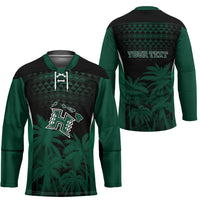 Hawaii Rainbow Warriors La'au Pama Personalized Hockey Jersey