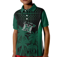 Hawaii Rainbow Warriors La'au Pama Personalized Kid Polo Shirt
