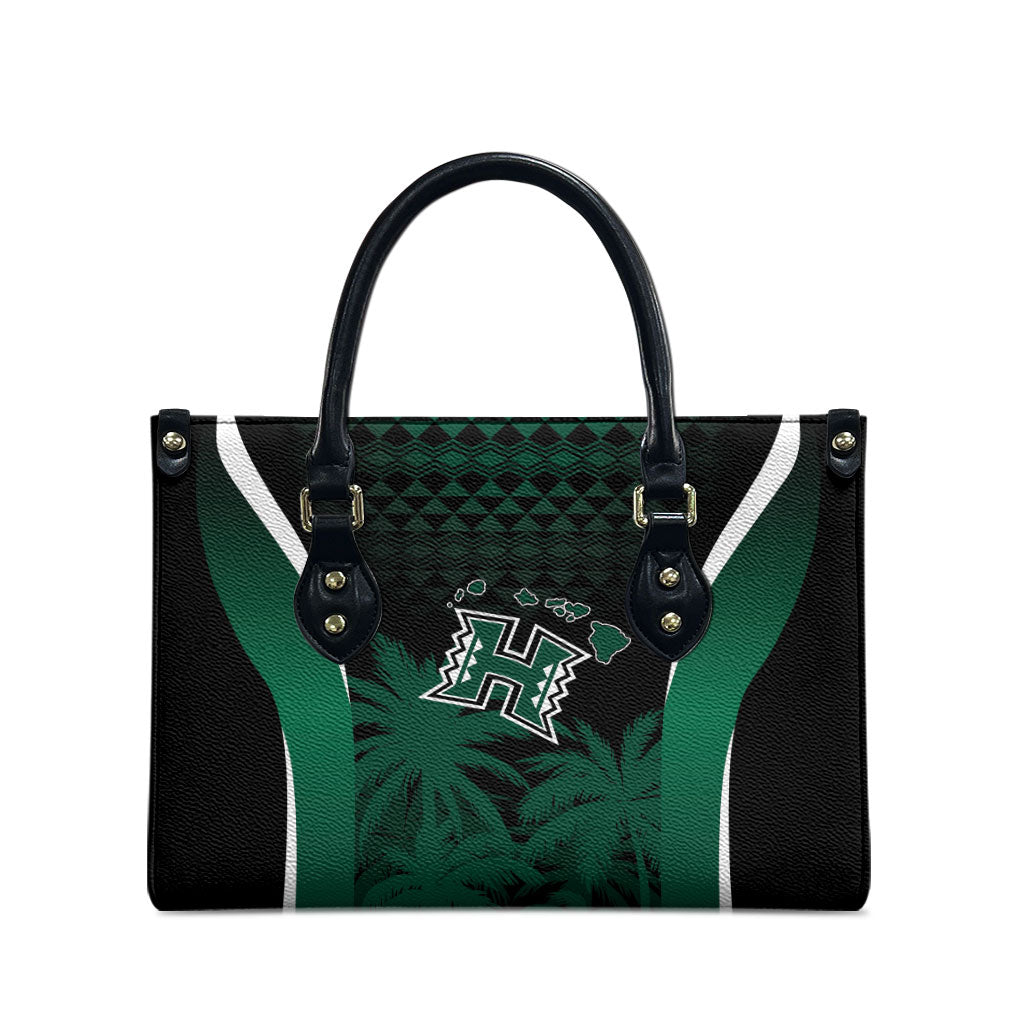 Hawaii Rainbow Warriors La'au Pama Leather Bag