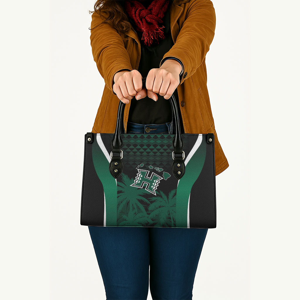 Hawaii Rainbow Warriors La'au Pama Leather Bag