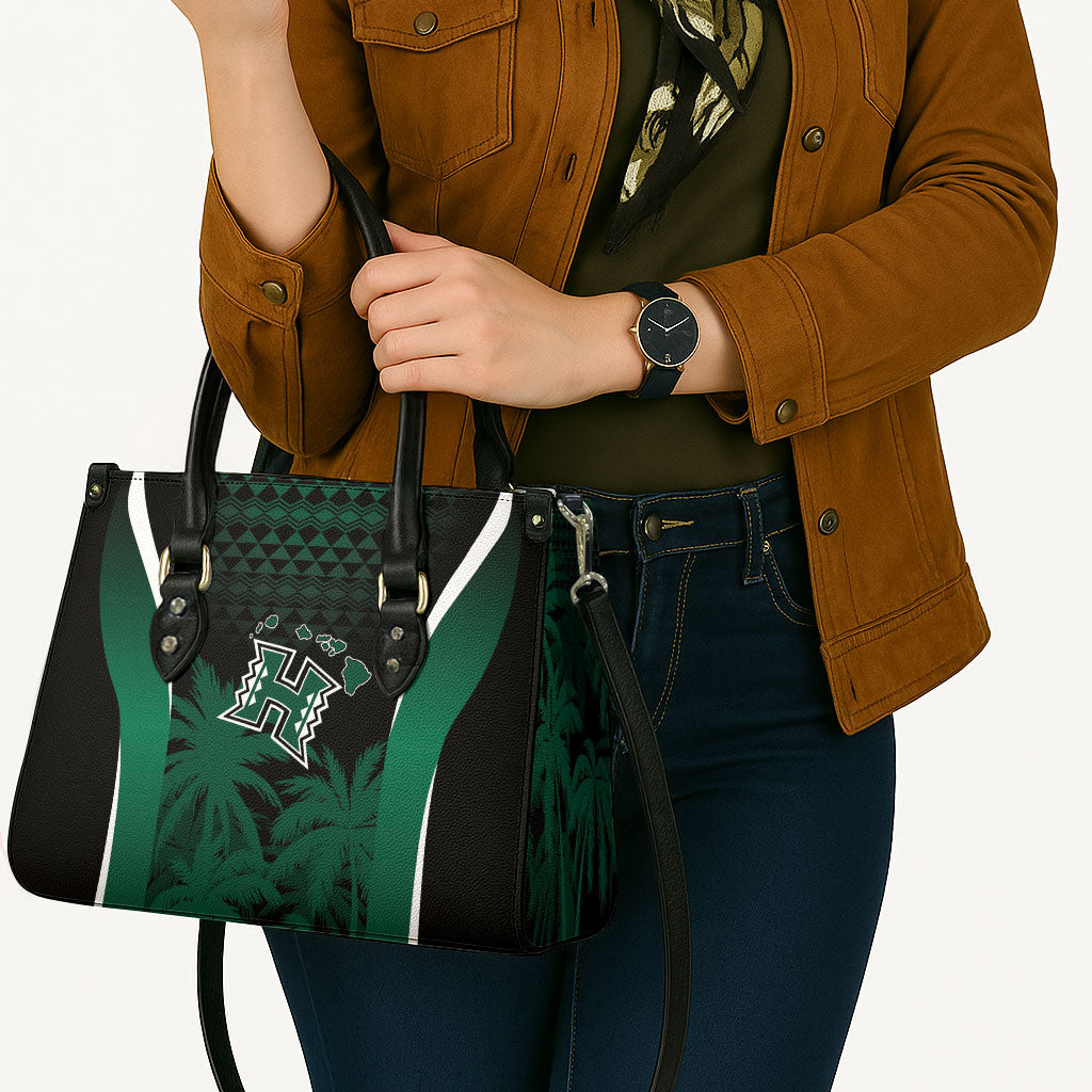 Hawaii Rainbow Warriors La'au Pama Leather Bag