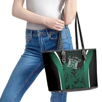 Hawaii Rainbow Warriors La'au Pama Leather Tote Bag