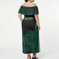 Hawaii Rainbow Warriors La'au Pama Personalized Off Shoulder Maxi Dress
