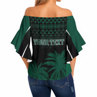 Hawaii Rainbow Warriors La'au Pama Personalized Off Shoulder Wrap Waist Top