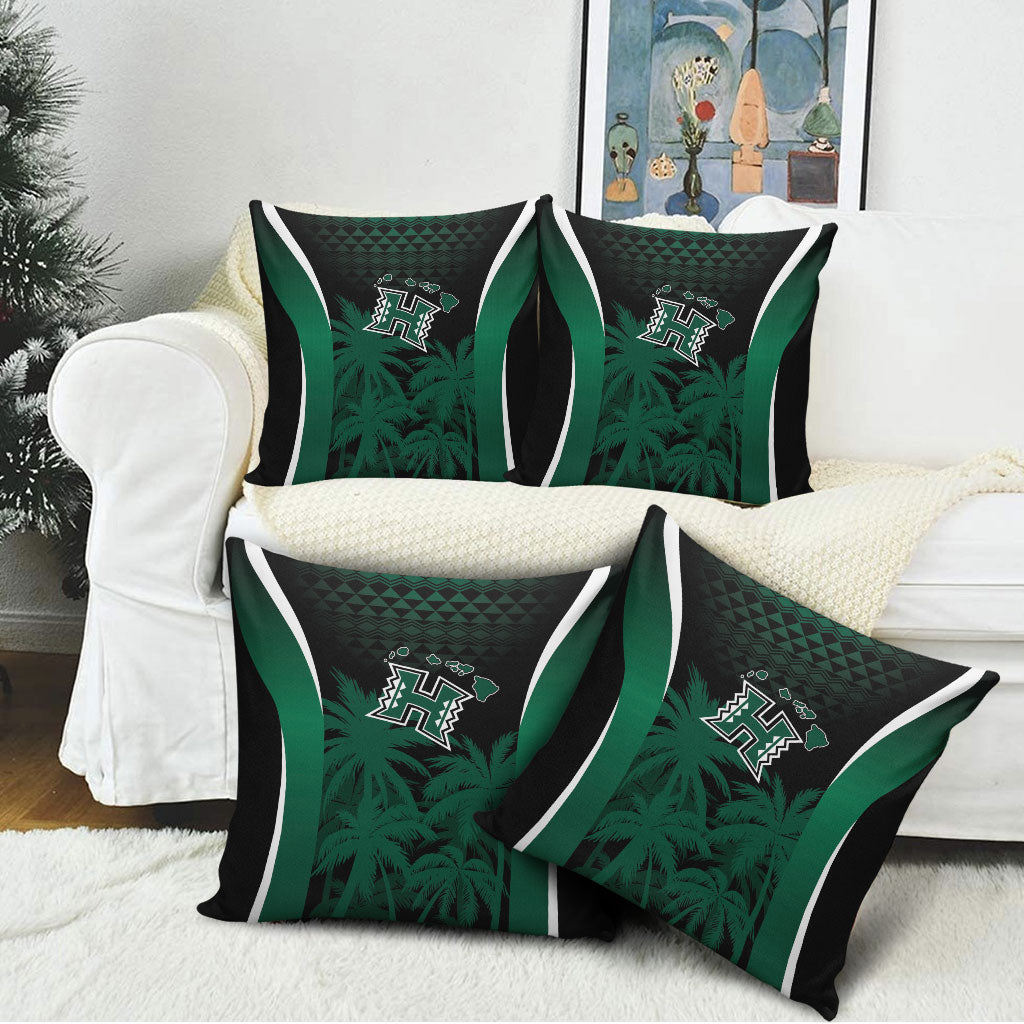 Hawaii Rainbow Warriors La'au Pama Pillow Cover