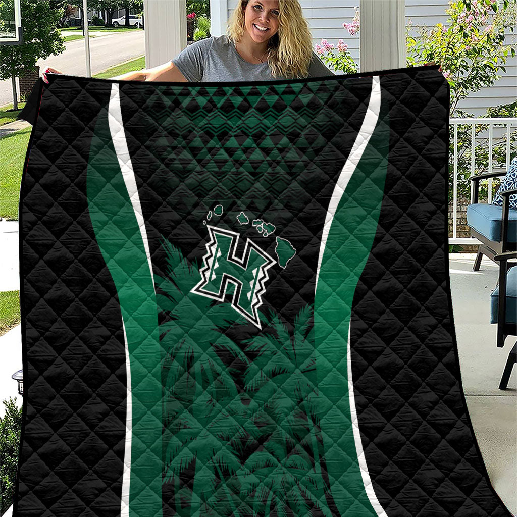 Hawaii Rainbow Warriors La'au Pama Quilt