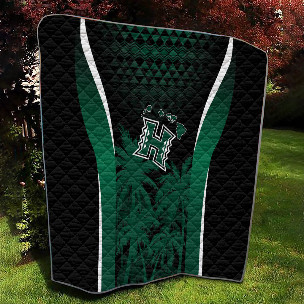 Hawaii Rainbow Warriors La'au Pama Quilt