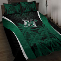 Hawaii Rainbow Warriors La'au Pama Quilt Bed Set