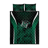 Hawaii Rainbow Warriors La'au Pama Quilt Bed Set