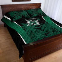 Hawaii Rainbow Warriors La'au Pama Quilt Bed Set