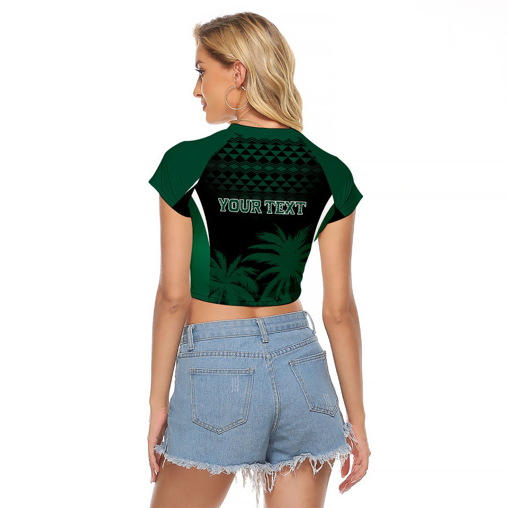 Hawaii Rainbow Warriors La'au Pama Personalized Raglan Cropped T Shirt