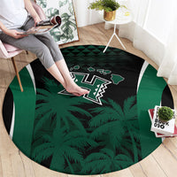 Hawaii Rainbow Warriors La'au Pama Round Carpet